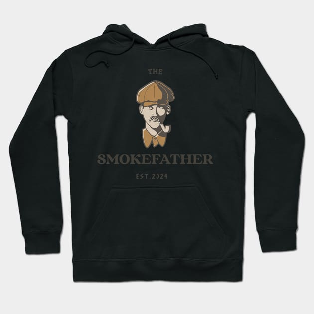 The Smokefather Smokers Hoodie by bestplanetbuyers